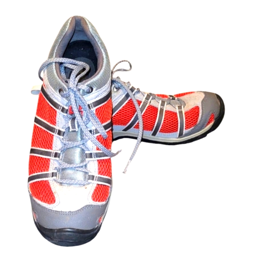 Chaco Red and Gray Running Sneakers
